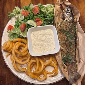 Bohema - Pieczony pstrąg